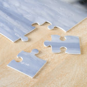 Kastanientrakehner-Hengst im Schnee Puzzle (Seite)