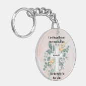 Kästchen Akryllischer Schlüsselanhänger ausfüllen (Vorderseite links)