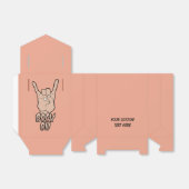 Kästchen "Auf" für benutzerdefinierte Farben ankre Geschenkschachtel (Ungefaltet)