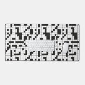 Kästchen für das Kreuzworträtsel Schreibtischunterlage (Tastatur & Maus)