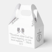 Kästchen für die benutzerdefinierbare Gastgeschenk Geschenkschachtel (Rückseite)