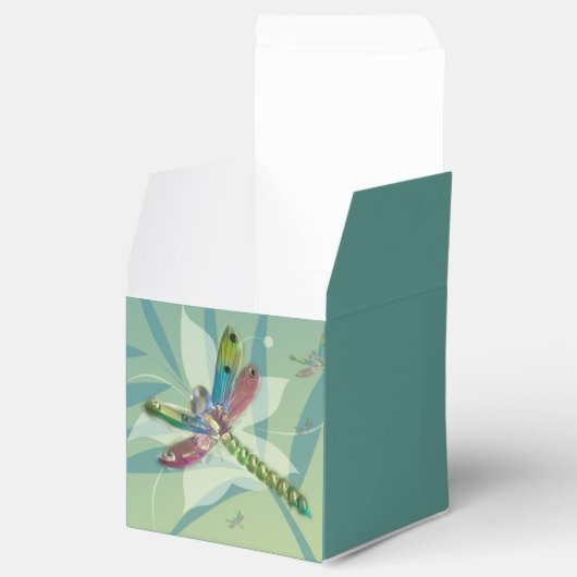 Kästchen für die Gastgeschenk Hochzeit der Libelle Geschenkschachtel (Geöffnet)