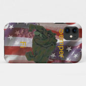 Kasten der Bulldoggen-Flagge-I des Telefon-5 Case-Mate iPhone Hülle (Rückseite (Horizontal))