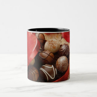 Kasten der Schokoladen-Tasse Zweifarbige Tasse