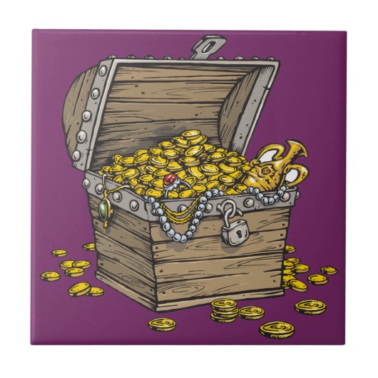 Kasten des Goldes Fliese (Vorderseite)