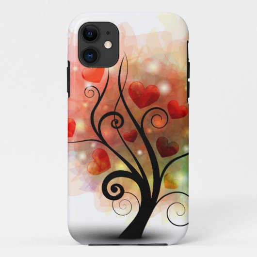 Kasten des Herz-Baum-iPhone4 Case-Mate iPhone Hülle (Rückseite)