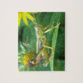 Kasten des Heuschrecken-Fotografie-Puzzlespiels Puzzle (Vertikal)