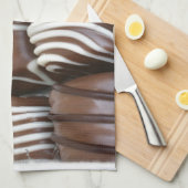 Kasten des Süßigkeitens-Küchen-Tuches Geschirrtuch (Viertel Falte)