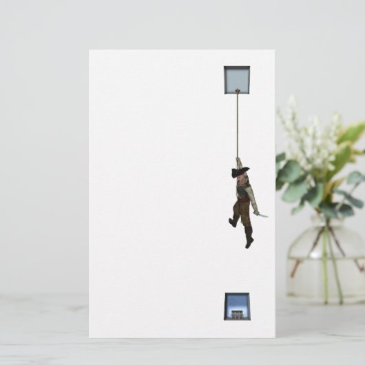 Kasten-Pirat Briefpapier (Stehend Vorderseite)