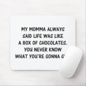 Kasten Schokoladen Mousepad (Mit Mouse)