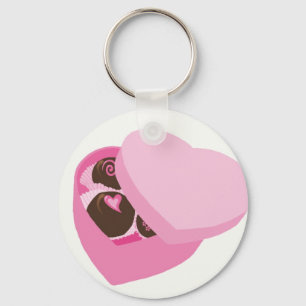 Kasten Schokoladen Schlüsselanhänger