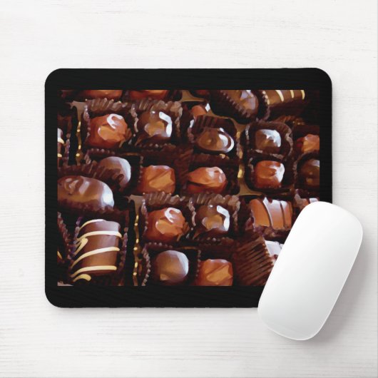 Kasten Schokoladen, verlockende Praline Mousepad (Mit Mouse)