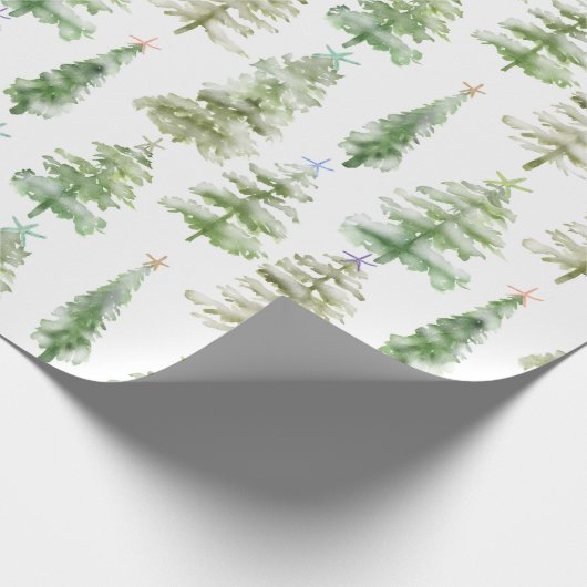 Kastenwälder mit Starfish Weihnachten Geschenkpapier (Ecke)