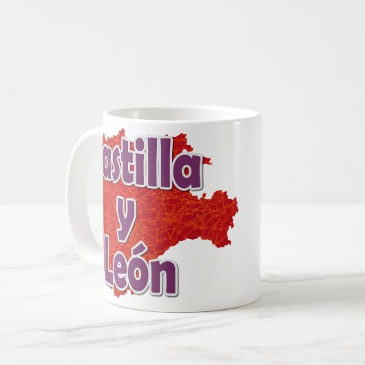 Kastilien und Leon Kaffeetasse (Vorderseite Links)