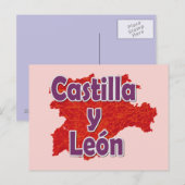 Kastilien und León Postkarte (Vorne/Hinten)