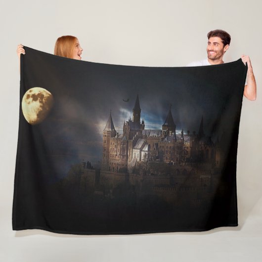 KASTLE IM MOONLIGHT FLEECEDECKE (Beispiel)