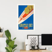 Kastle Ski Austria Oslo 1952 Vintage Ski Poster (Heimbüro)