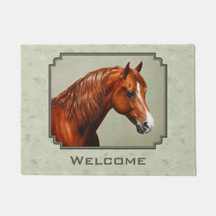 Kastnut Morgan Horse Sage Green Fußmatte