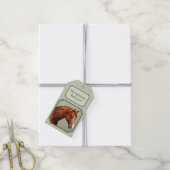 Kastnut Morgan Horse Sage Green Geschenkanhänger (Mit Garn)
