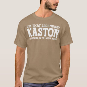 Kaston Vorname Funny Kaston Junge T-Shirt