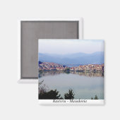 Kastoria - Mazedonien Magnet (Vorderseite/Rückseite)