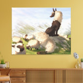 Kastraal Draggo Sheep Guardians - Starke Leinwand (Insitu (Wohnzimmer))