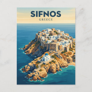 Kastro, Sifnos Griechenland Postkarte