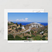 Kastro- Sifnos Postkarte (Vorne/Hinten)