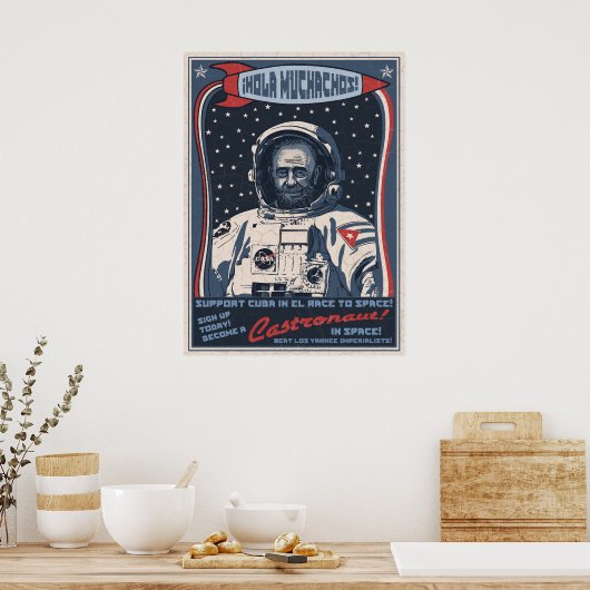 Kastronaut-LG Poster (Küche)