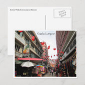 Kasturi-Gehstände Postkarte (Vorne/Hinten)