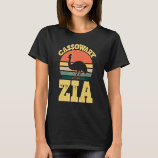 Kasuar Zia Süßer Kasuar Familienparty Italienisch  T-Shirt