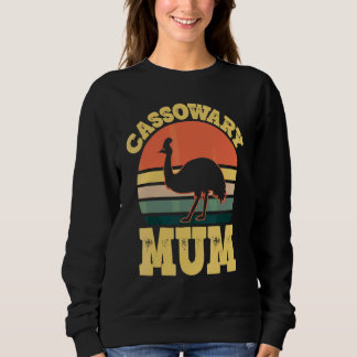 Kasuare-Mama Süßes Kasuar-Familienfest Sweatshirt