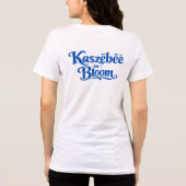 Kaszëbëë in Blüte Tri-Blend Shirt (Rückseite)