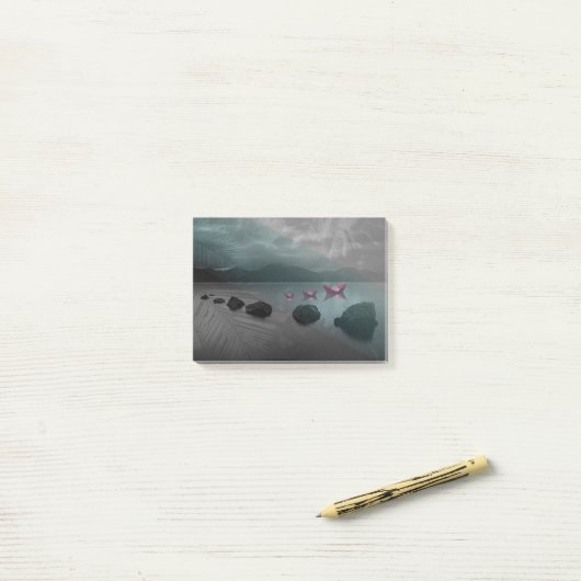 KAT11 Rocks.tif Post-it Klebezettel (Auf Schreibtisch)