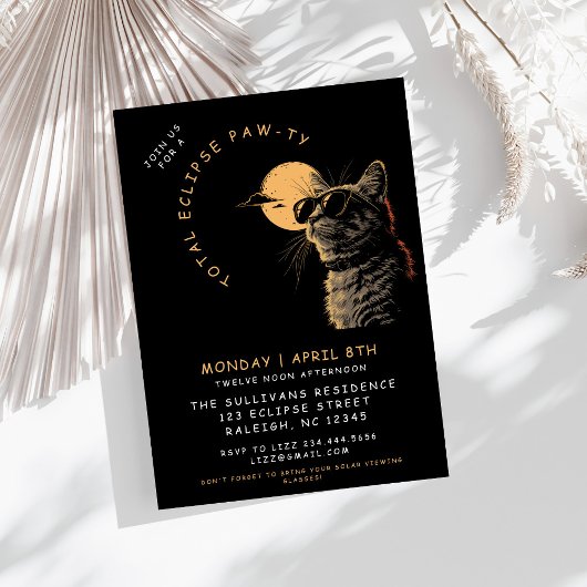 Kat 2024 Gesamtes Party zur Sonneneinstrahlung Einladung
