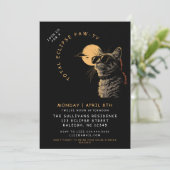 Kat 2024 Gesamtes Party zur Sonneneinstrahlung Einladung (Stehend Vorderseite)