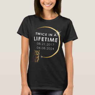 Kat 2024 Gesamtsolarauskälte zweimal in einer Lebe T-Shirt