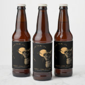 Kat 2024 Gesamtsolarauskitzel Party Invi anzeigen Bierflaschenetikett (Flaschen)