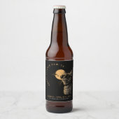 Kat 2024 Gesamtsolarauskitzel Party Invi anzeigen Bierflaschenetikett (Vorderseite)