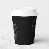 Kat 2024 Gesamtsolarauskitzel Party Invi anzeigen Pappbecher (Links)