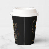 Kat 2024 Gesamtsolarauskitzel Party Invi anzeigen Pappbecher (Rechts)