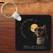 Kat 2024 Gesamtsolarauskitzel Party Invi anzeigen Schlüsselanhänger (Vorderseite)