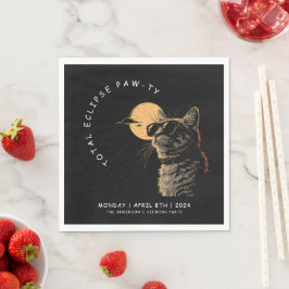 Kat 2024 Gesamtsolarauskitzel Party Invi anzeigen Serviette