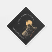 Kat 2024 Gesamtsolarauskitzel Party Invi anzeigen Serviette (Ecke)