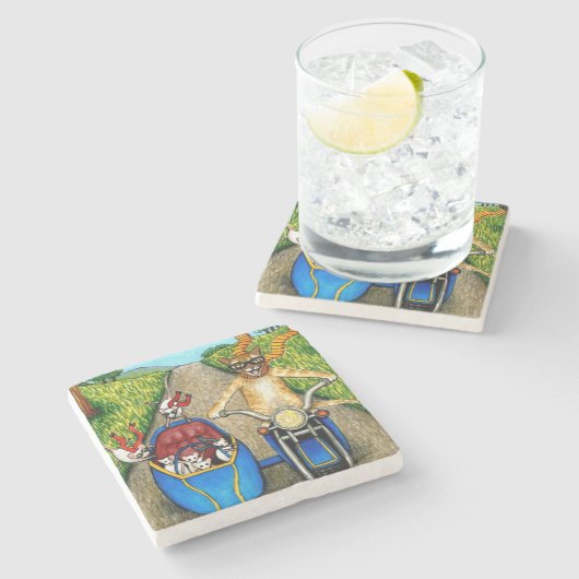 Kat 384 steinuntersetzer (Seitenansicht)