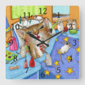 Kat. 508 quadratische wanduhr (Vorderseite)