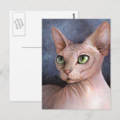 Kat 578 Sphynx Postkarte (Vorne/Hinten)