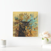 Kat 617 quadratische wanduhr (Zuhause)