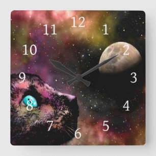 Kat 619 quadratische wanduhr