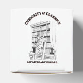 Kat Bibliothekar Ästhetik Kunst Poster  Geschenkschachtel (Oben)